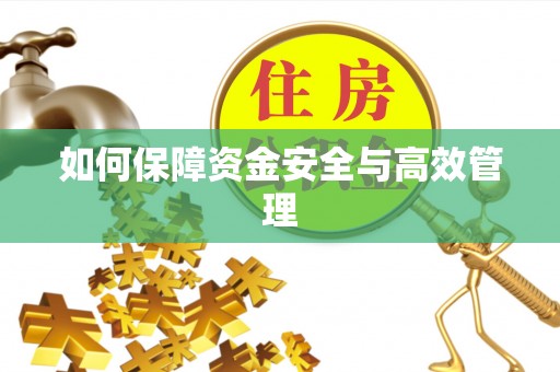 扎赉特旗如何保障资金安全与高效管理
