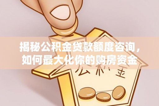 扎赉特旗揭秘公积金贷款额度咨询，如何最大化你的购房资金