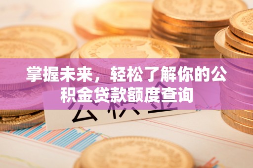 扎赉特旗掌握未来，轻松了解你的公积金贷款额度查询